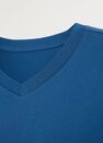 Mango - Lt-pastel blue 100% sustainable cotton t-shirt Mango - Lt-pastel blue 100% sustainable cotton t-shirt