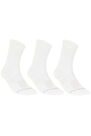 ARTENGO - Rs 500 high-rise sports socks tri-pack - white, EU 39-42 ARTENGO - Rs 500 high-rise sports socks tri-pack - white, EU 39-42