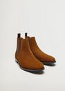Mango - lt pastel brown Suede Chelsea ankle boots Mango - lt pastel brown Suede Chelsea ankle boots