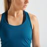 DOMYOS - XS Muscle Back Fitness Tank Top My Top - Blueberry DOMYOS - XS Muscle Back Fitness Tank Top My Top - Blueberry