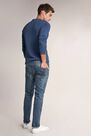 Salsa Jeans - Blue Lima tapered greencast jeans with light wear Salsa Jeans - Blue Lima tapered greencast jeans with light wear