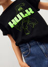 Mango - black Hulk cotton t-shirt Mango - black Hulk cotton t-shirt
