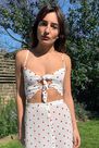 Urban Outfitters - Red UO Luni Dotted Cropped Cami, Women Urban Outfitters - Red UO Luni Dotted Cropped Cami, Women