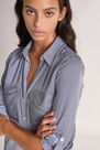 Salsa Jeans - Blue Regular fit denim shirt with texture Salsa Jeans - Blue Regular fit denim shirt with texture