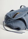 Mango - lt-pastel blue Leather shopper bag Mango - lt-pastel blue Leather shopper bag