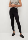 Mango - Black Decorative Seam Leggings Mango - Black Decorative Seam Leggings