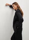 Mango - black Satin suit blazer Mango - black Satin suit blazer