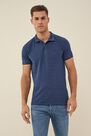 Salsa Jeans - Blue Regular fit cotton polo shirt Salsa Jeans - Blue Regular fit cotton polo shirt