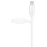 RAVPOWER - RAVPower Kevlar Braided Lightning Cable 3ft/0.9m White RAVPOWER - RAVPower Kevlar Braided Lightning Cable 3ft/0.9m White