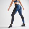 DOMYOS - W30 L31 120 Women's Fitness Cardio Training Leggings, Green DOMYOS - W30 L31 120 Women's Fitness Cardio Training Leggings, Green