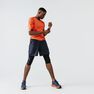 KALENJI - Run dry men's running cropped pants black, M KALENJI - Run dry men's running cropped pants black, M