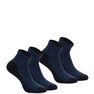 QUECHUA - NH100 Country Walking Socks Mid x 2 Pairs - Navy Blue, EU 39-42 QUECHUA - NH100 Country Walking Socks Mid x 2 Pairs - Navy Blue, EU 39-42