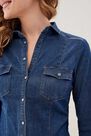 Salsa Jeans - Blue Denim shirt with buttons Salsa Jeans - Blue Denim shirt with buttons