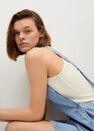 Mango - open blue Light denim pinafore dress Mango - open blue Light denim pinafore dress