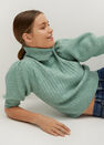 Mango - bright green Knitted cropped sweater Mango - bright green Knitted cropped sweater