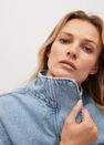 Mango - open blue Oversized jacket with denim panels Mango - open blue Oversized jacket with denim panels