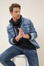 Salsa Jeans - Gray Sweater with drawstring collar Salsa Jeans - Gray Sweater with drawstring collar