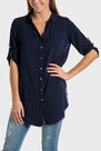 Punt Roma - Long blue shirt Punt Roma - Long blue shirt