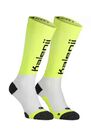 KIPRUN - Compression running socks - yellow, 2.5-5 EU35-38 M KIPRUN - Compression running socks - yellow, 2.5-5 EU35-38 M
