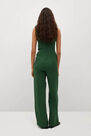 Mango - green Lyocell jumpsuit with belt Mango - green Lyocell jumpsuit with belt