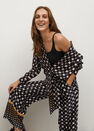 Mango - black Geometric print trousers Mango - black Geometric print trousers