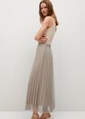 Mango - light beige Metallic pleated skirt Mango - light beige Metallic pleated skirt