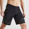 DOMYOS - Medium FST 500 Cardio Fitness Shorts AOP, Black DOMYOS - Medium FST 500 Cardio Fitness Shorts AOP, Black