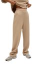 Mango - light beige Pleat straight trousers Mango - light beige Pleat straight trousers