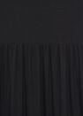 Mango - black Fluted hem dress Mango - black Fluted hem dress