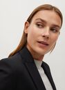 Mango - Black Structured Suit Blazer Mango - Black Structured Suit Blazer
