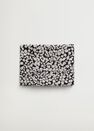 Mango - black Frayed edge scarf, Women Mango - black Frayed edge scarf, Women