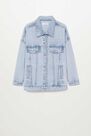 Mango - open blue Oversized denim jacket Mango - open blue Oversized denim jacket