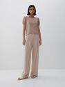 Reserved - Broderie anglaise blouse - Beige Reserved - Broderie anglaise blouse - Beige