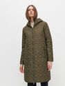 Reserved - Dark Green Quilted Parka, Women Reserved - Dark Green Quilted Parka, Women