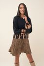 Salsa Jeans - Black Tie-dye sweater with shimmer Salsa Jeans - Black Tie-dye sweater with shimmer