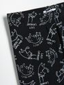 Reserved - Patterned leggings - Black Reserved - Patterned leggings - Black