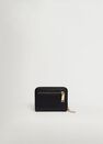 Mango - Black Saffiano-Effect Wallet, Women Mango - Black Saffiano-Effect Wallet, Women