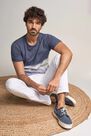 Salsa Jeans - Lilac Gradient T-Shirt In Cotton, Men Salsa Jeans - Lilac Gradient T-Shirt In Cotton, Men