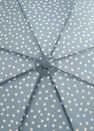 Mango - Medium Blue Polka-Dot Folding Umbrella Mango - Medium Blue Polka-Dot Folding Umbrella