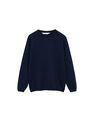 Mango - navy Elbow patches cashmere cotton sweater Mango - navy Elbow patches cashmere cotton sweater