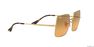 RAY-BAN - Gold Square Ray-Ban RB1971 SQUARE 1971 WASHED EVOLVE RAY-BAN - Gold Square Ray-Ban RB1971 SQUARE 1971 WASHED EVOLVE