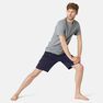 NYAMBA - Small Fitness Long Stretch Cotton Shorts, Bordeaux NYAMBA - Small Fitness Long Stretch Cotton Shorts, Bordeaux