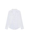 Mango - white Slim fit cotton shirt Mango - white Slim fit cotton shirt