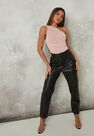Missguided - Nude Slinky Ruched Mesh Bodysuit Missguided - Nude Slinky Ruched Mesh Bodysuit