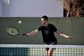 ARTENGO - Small Men's Tennis T-Shirt TTS100, Navy Blue ARTENGO - Small Men's Tennis T-Shirt TTS100, Navy Blue