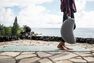 KIMJALY - Unique Size Eco-Designed Yoga & Meditation Zafu Cushion - Mottled Grey, Grey KIMJALY - Unique Size Eco-Designed Yoga & Meditation Zafu Cushion - Mottled Grey, Grey