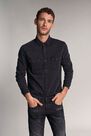Salsa Jeans - Black Slim fit denim shirt Salsa Jeans - Black Slim fit denim shirt