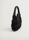 Mango - black Ruched baguette bag Mango - black Ruched baguette bag