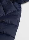 Mango - navy Hood quilted coat Mango - navy Hood quilted coat