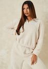 Missguided - BORG NYLON HALF ZIP H OODIE CO Missguided - BORG NYLON HALF ZIP H OODIE CO